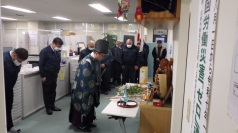 画像：令和7年新年安全祈願祭及び1月度社内安全会議1