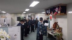画像：令和7年新年安全祈願祭及び1月度社内安全会議2